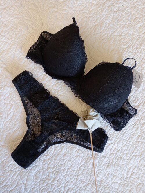 Conjunto Encaje Con Aro